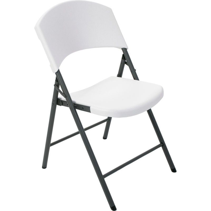 Folding Chair White Granite $2.00